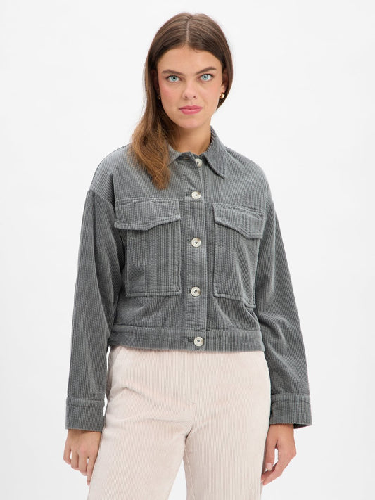 Opus Cord-Jacke Damen Baumwolle strukturiert