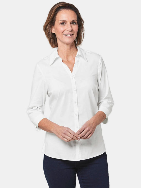 Goldner Bluse Damen Baumwolle