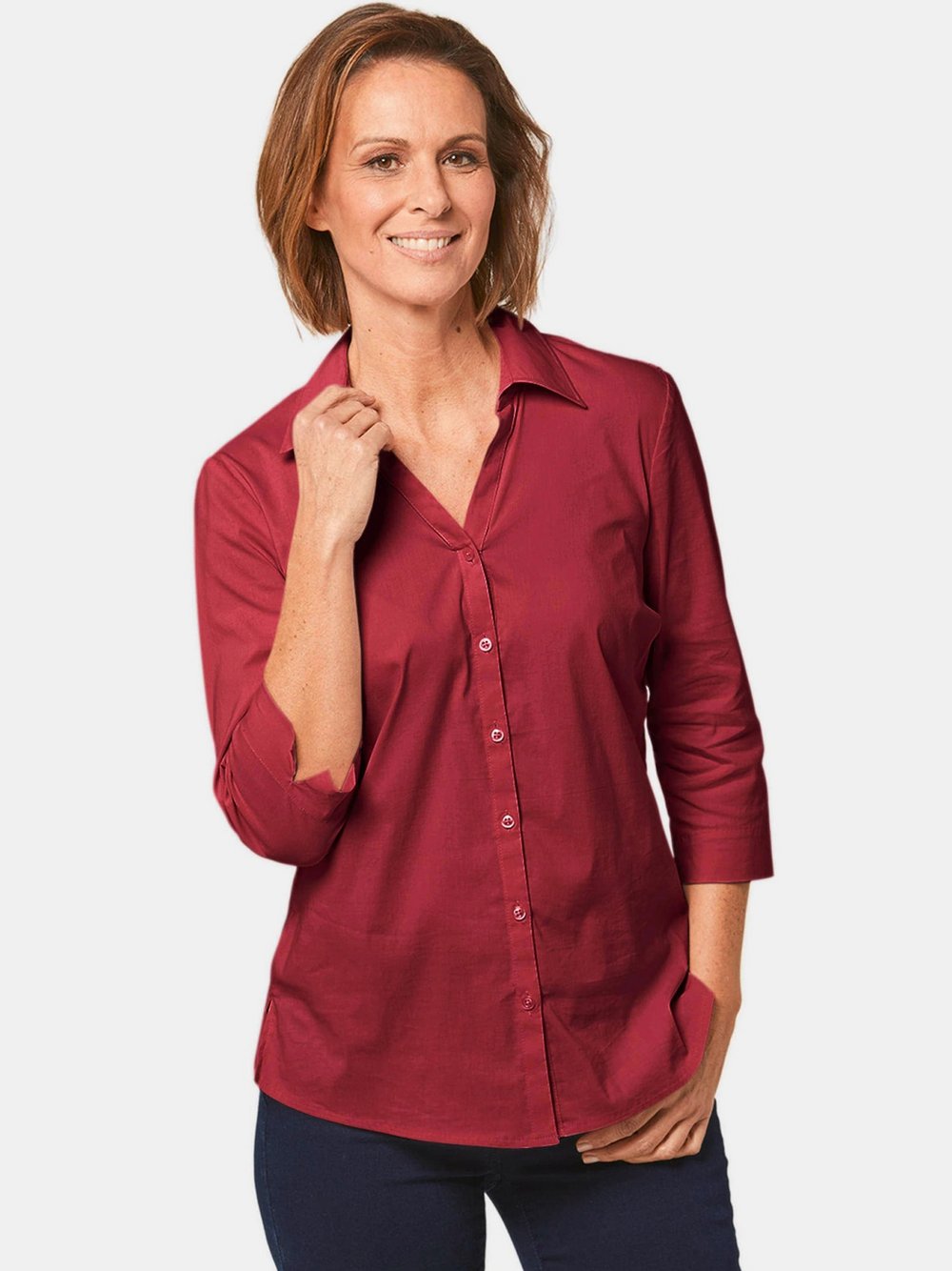 Goldner Bluse Damen Baumwolle