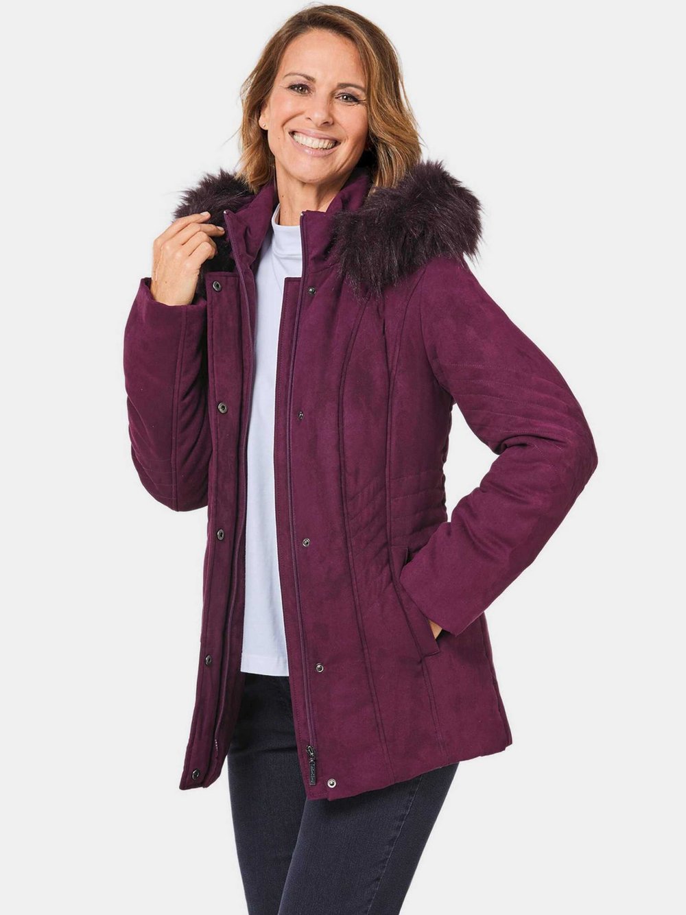 Goldner Steppjacke Damen