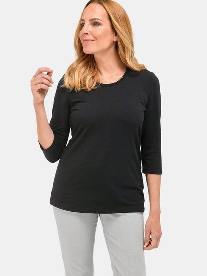 Goldner Shirt Damen Baumwolle