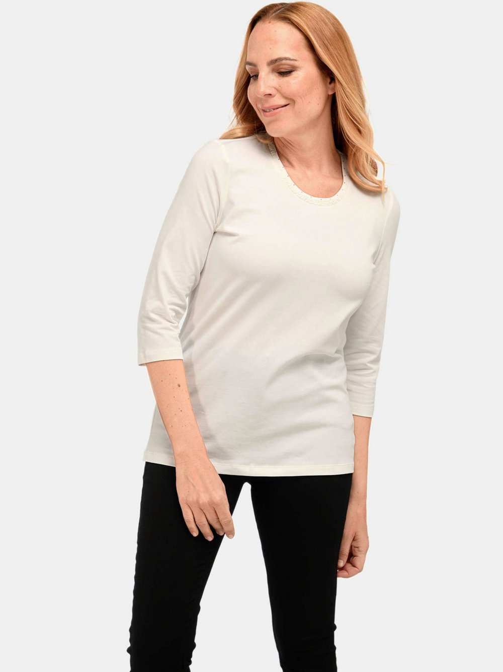 Goldner Shirt Damen Baumwolle
