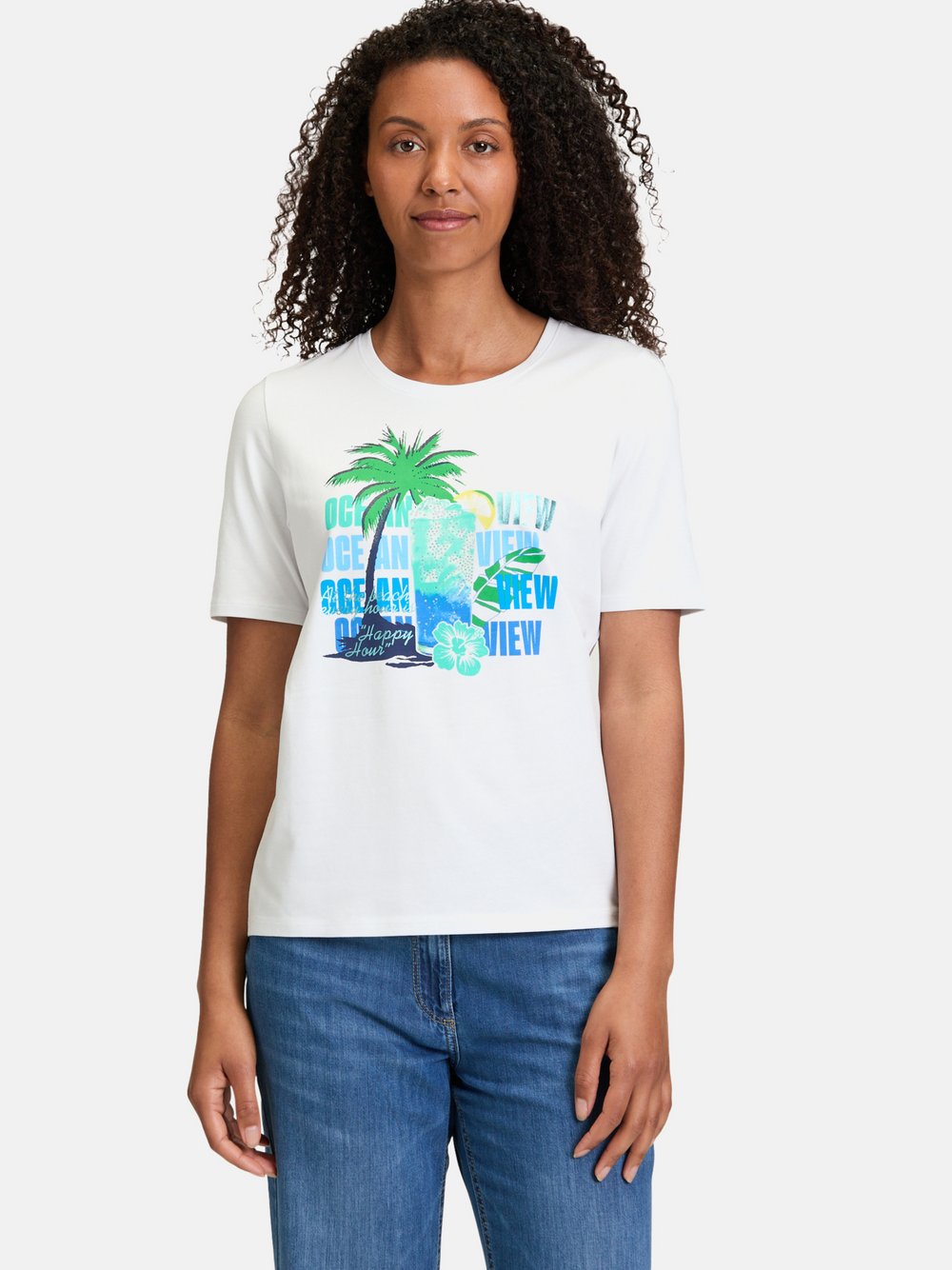 Betty Barclay Basic Shirt Damen Baumwolle bedruckt