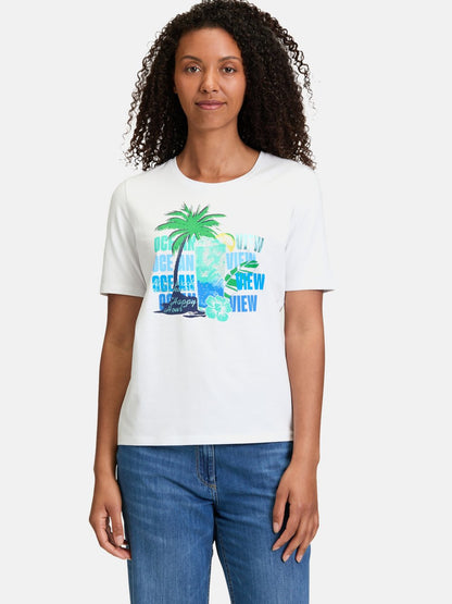 Betty Barclay Basic Shirt Damen Baumwolle bedruckt