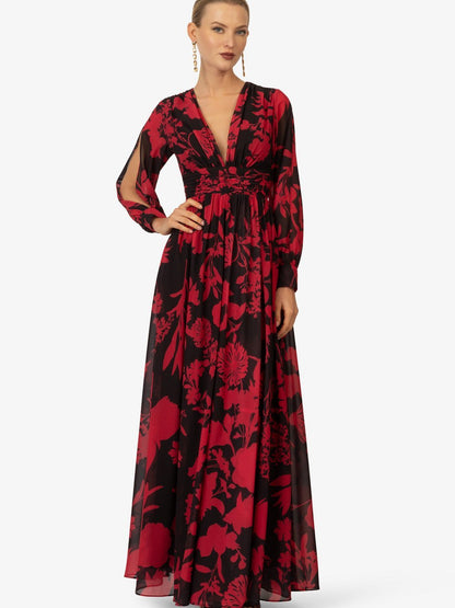 Kraimod Abendkleid Damen gemustert