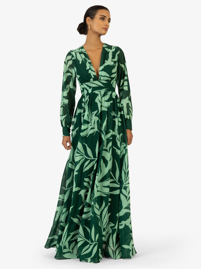Kraimod Abendkleid Damen gemustert