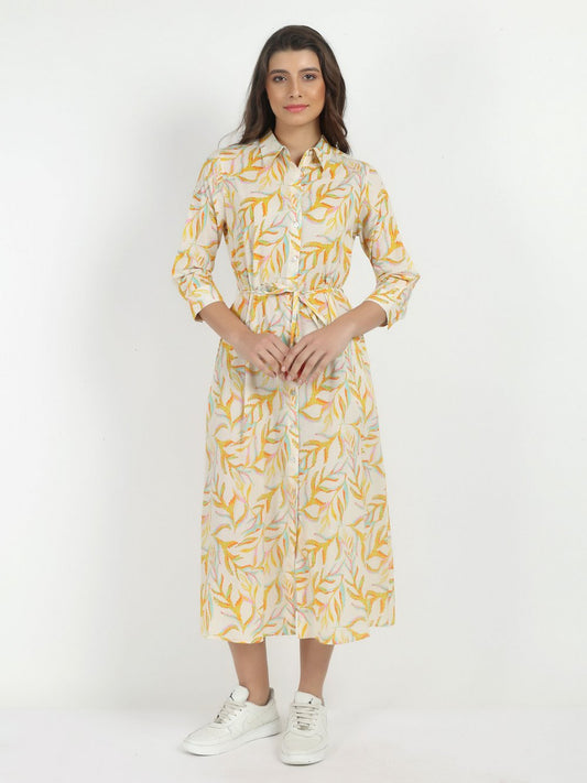 Vicci Germany Blusenkleid Damen Baumwolle gemustert