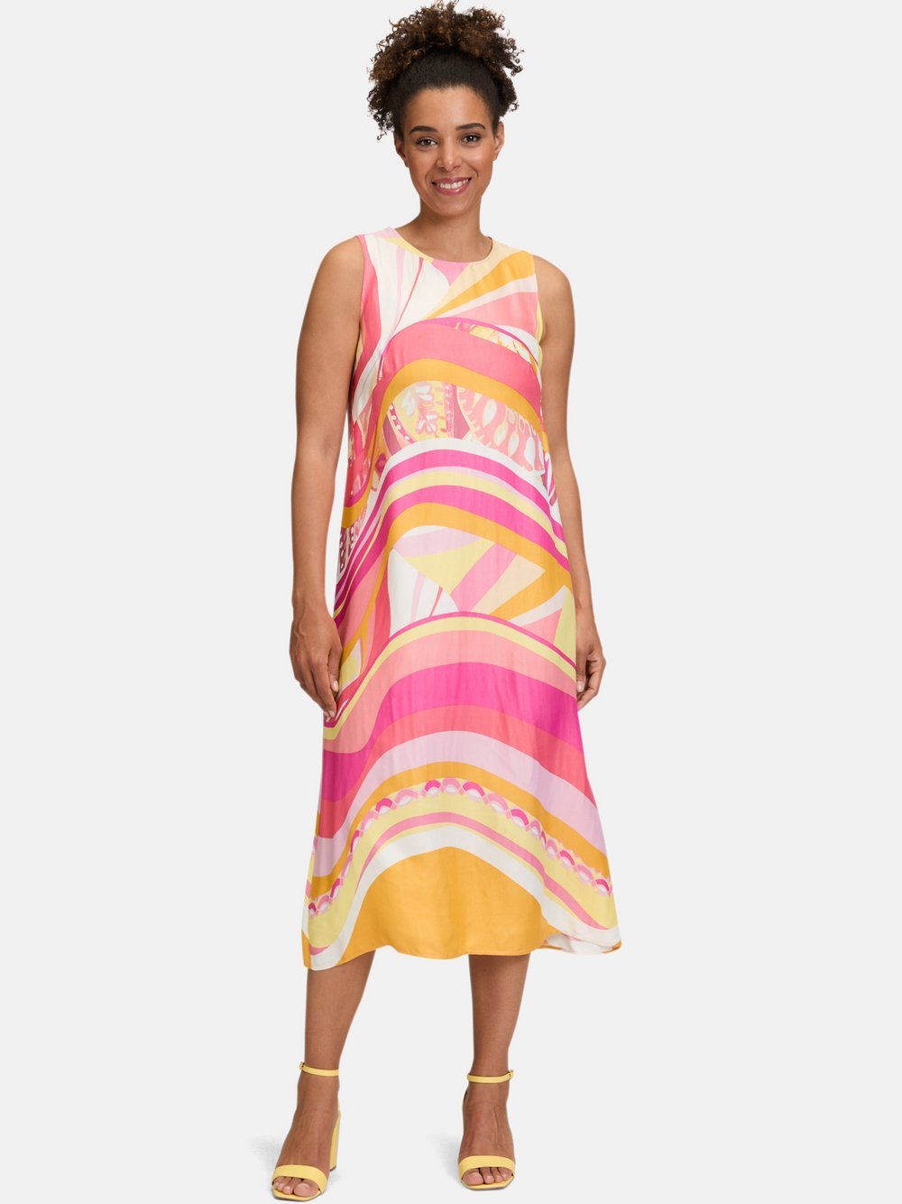 Betty Barclay Sommerkleid Damen Viskose gemustert