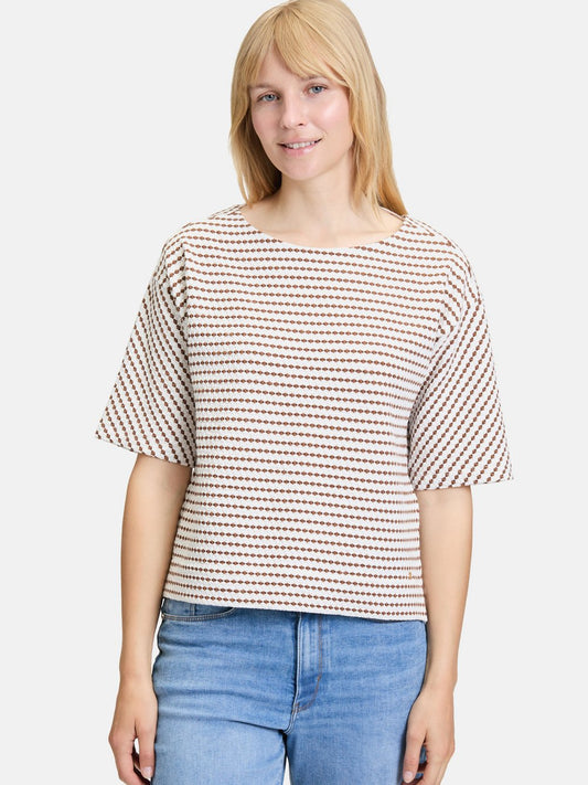 Betty & Co Sweatpullover Damen Baumwolle gemustert