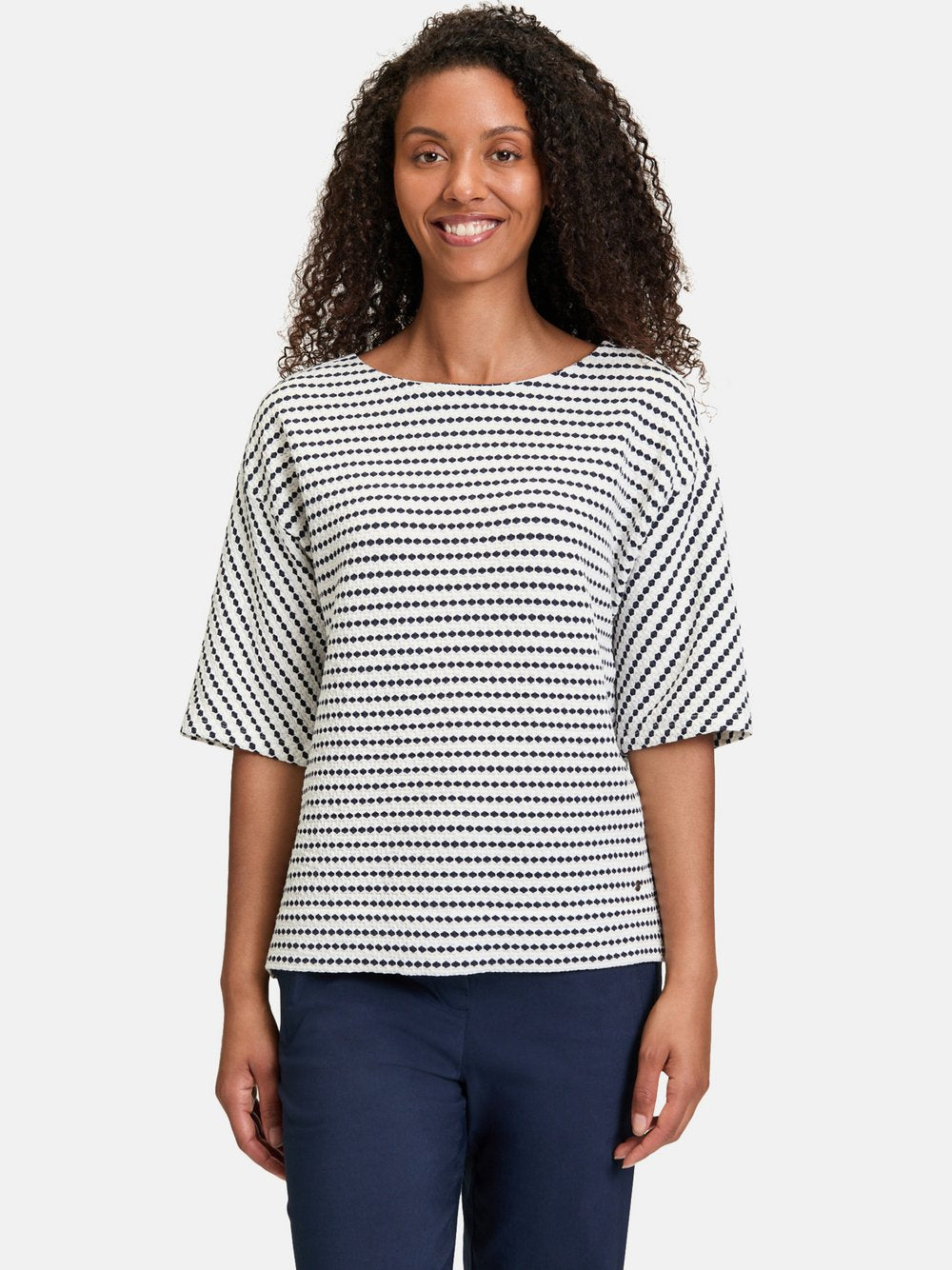 Betty & Co Sweatpullover Damen Baumwolle gemustert