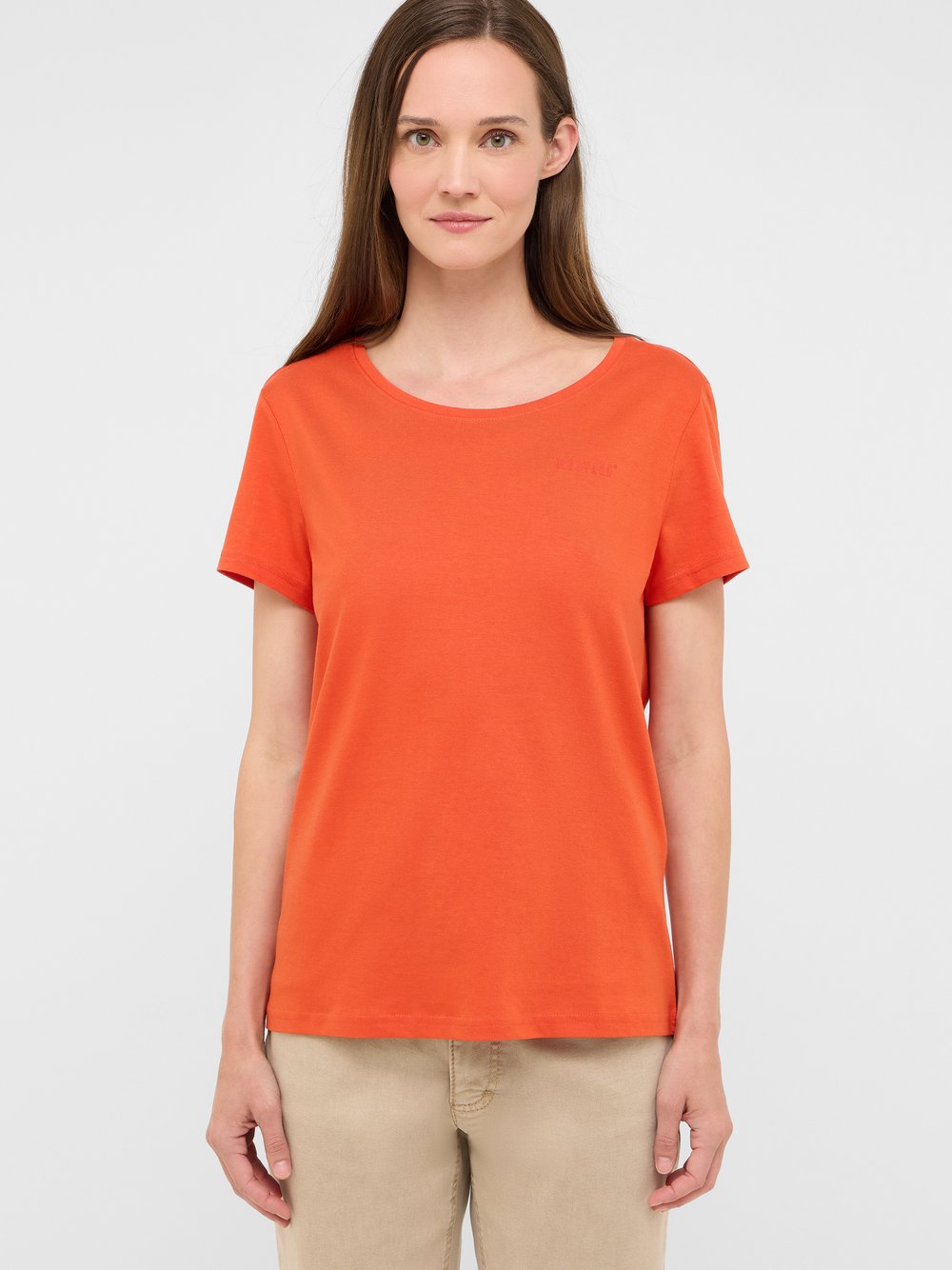 Mustang T-Shirt Damen Baumwolle