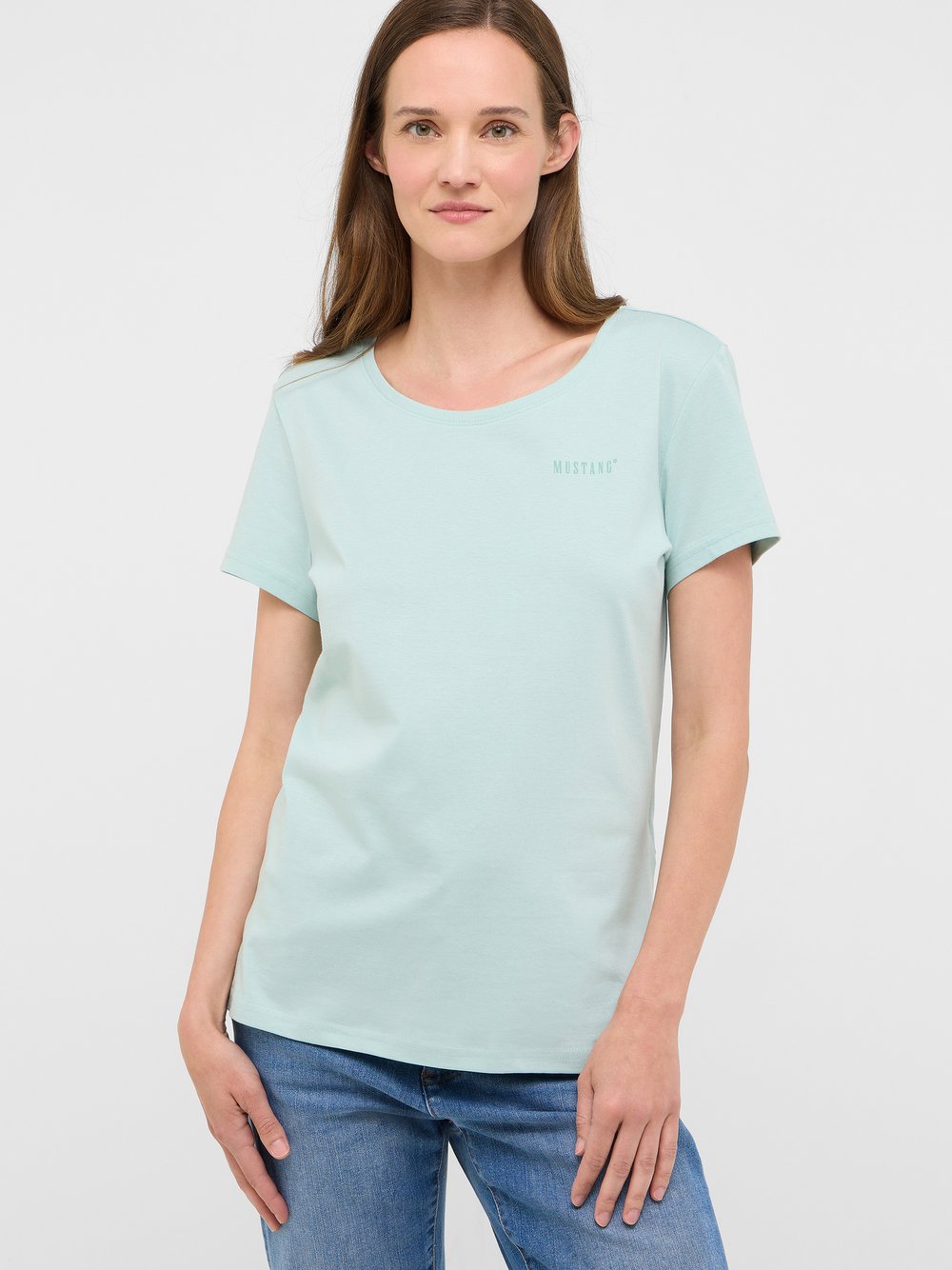 Mustang T-Shirt Damen Baumwolle