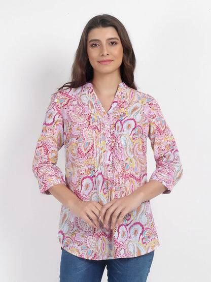 Vicci Germany Bluse Damen Baumwolle gemustert