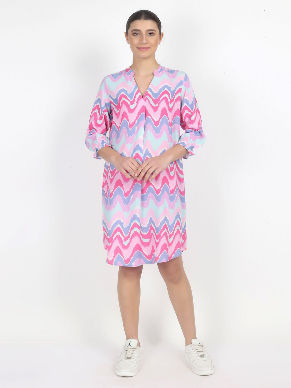 Vicci Germany Tunikakleid Damen Viskose bedruckt