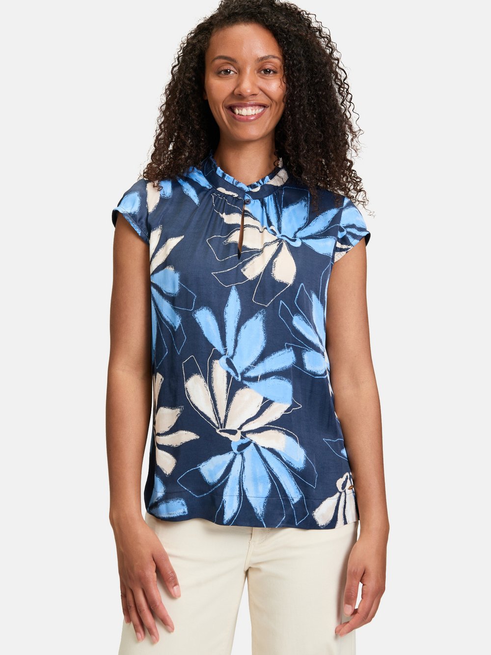 Betty & Co Schlupfbluse Damen Viskose gemustert