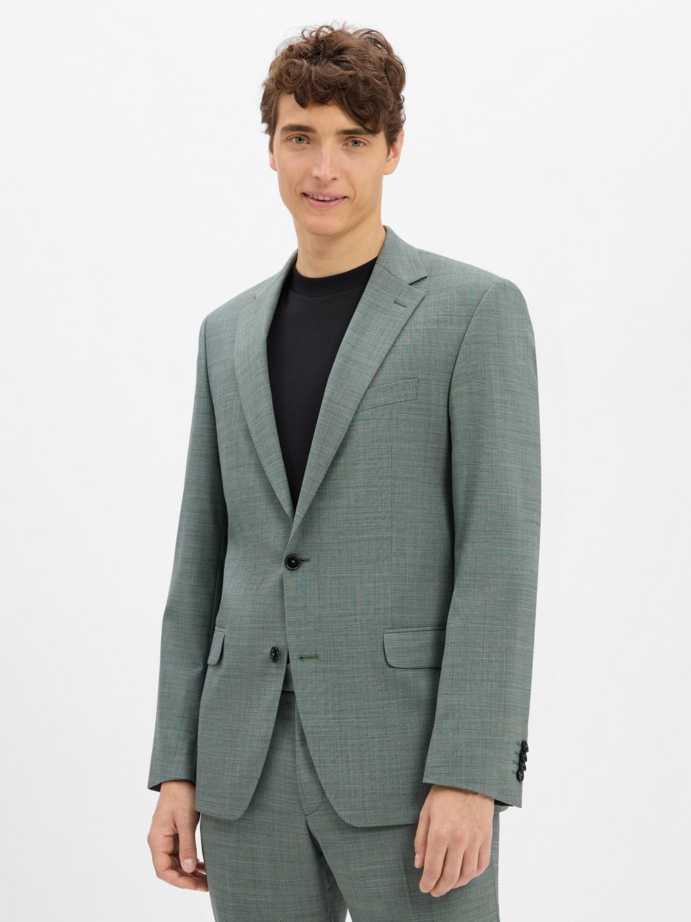 Digel Baukasten-Sakko Herren Modern Fit meliert