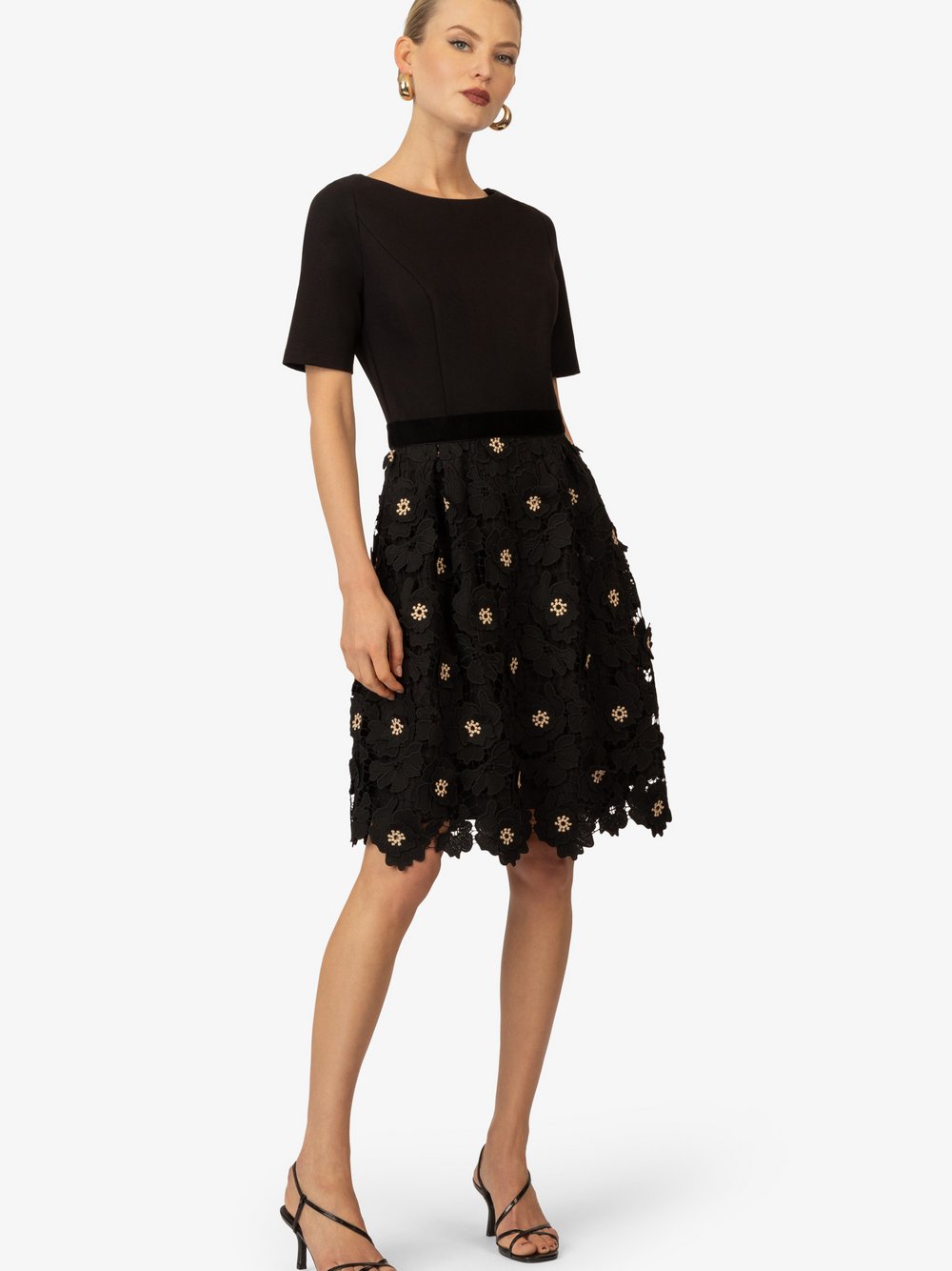 Kraimod Cocktailkleid Damen Viskose gemustert