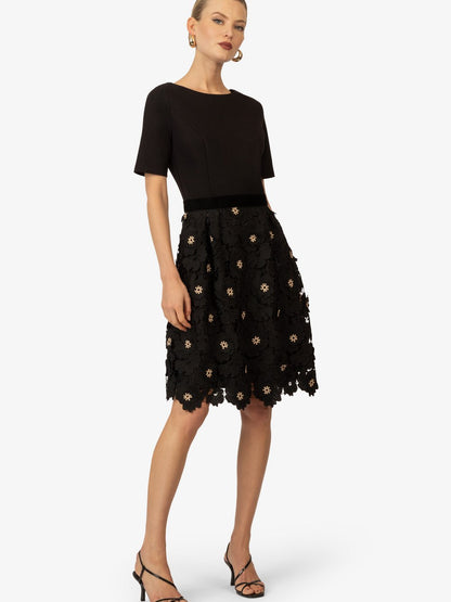 Kraimod Cocktailkleid Damen Viskose gemustert