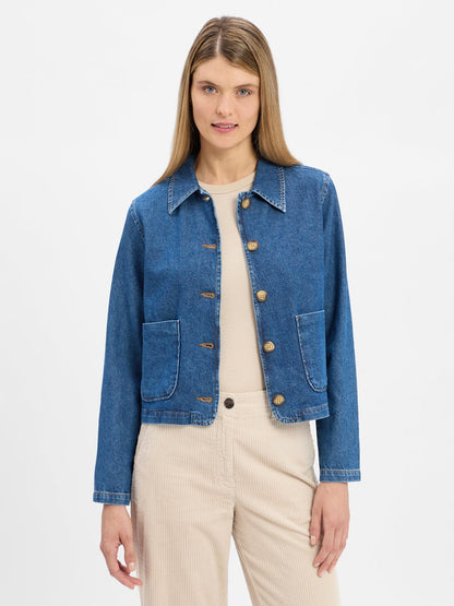 Marie Lund Jeansbluse Damen Baumwolle