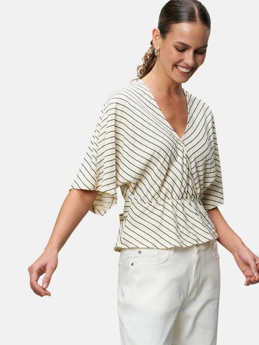 zero Bluse Damen gestreift