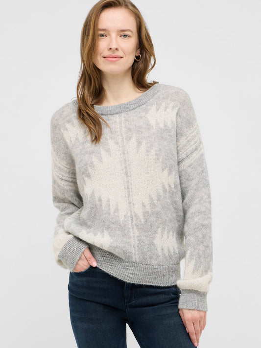 Mustang Strickpullover Damen gemustert