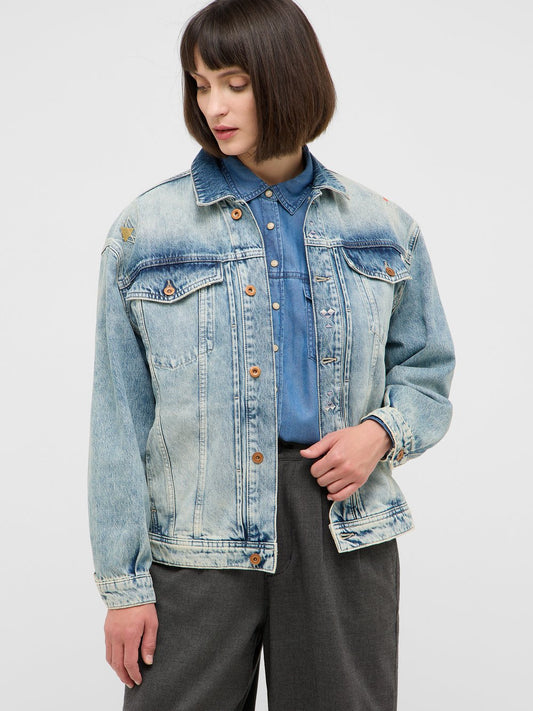 Mustang Jeansjacke Damen Baumwolle