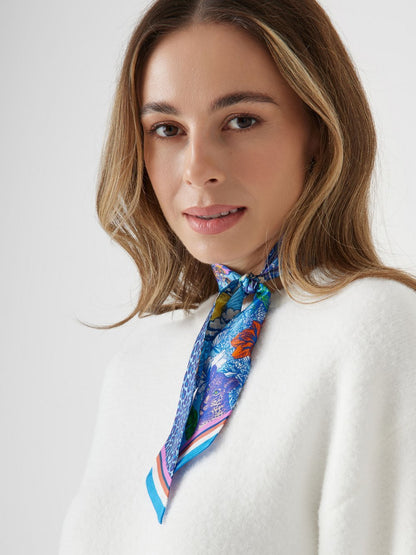 Codello Tuch Damen Seide gemustert