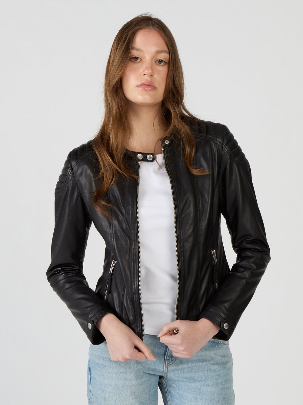 Mustang Lederjacke Damen