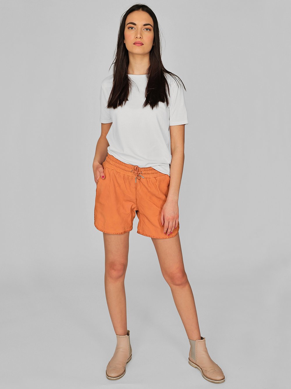 Maze Ledershorts Damen