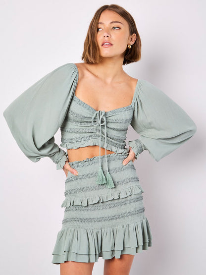 Apricot Bluse Damen Viskose