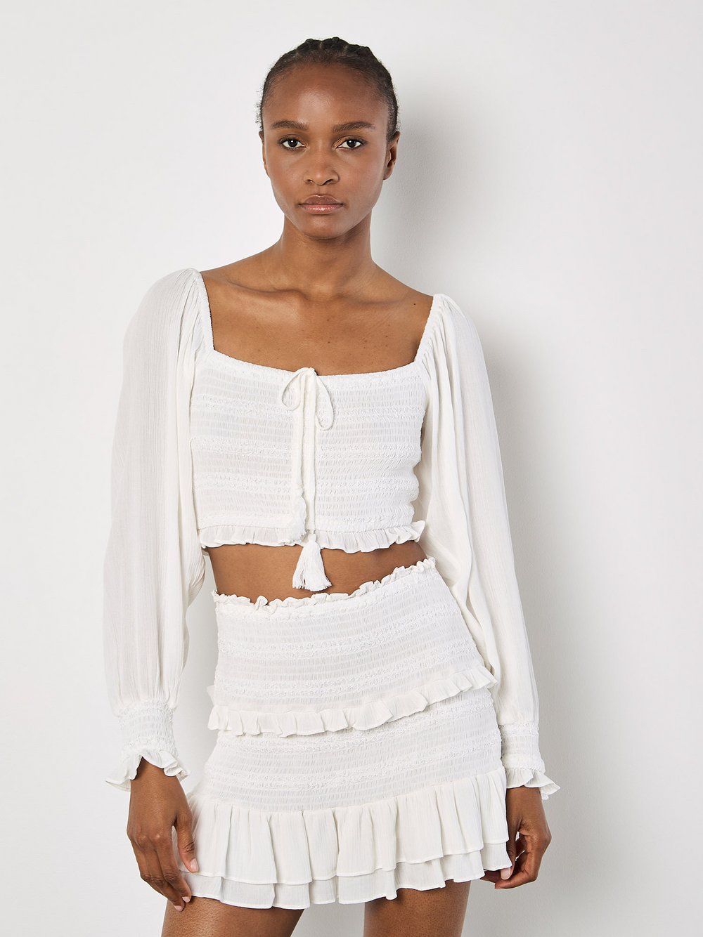 Apricot Bluse Damen Viskose
