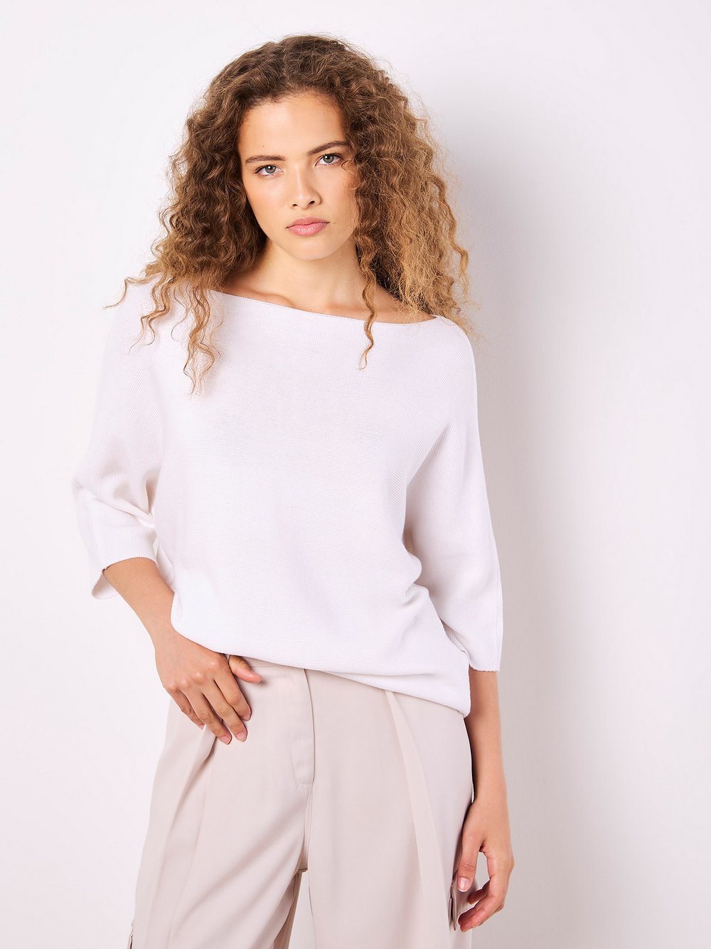 Apricot Pullover Damen Baumwolle