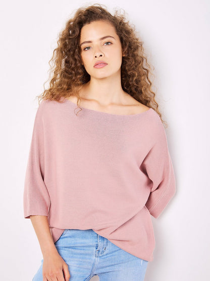 Apricot Pullover Damen Baumwolle