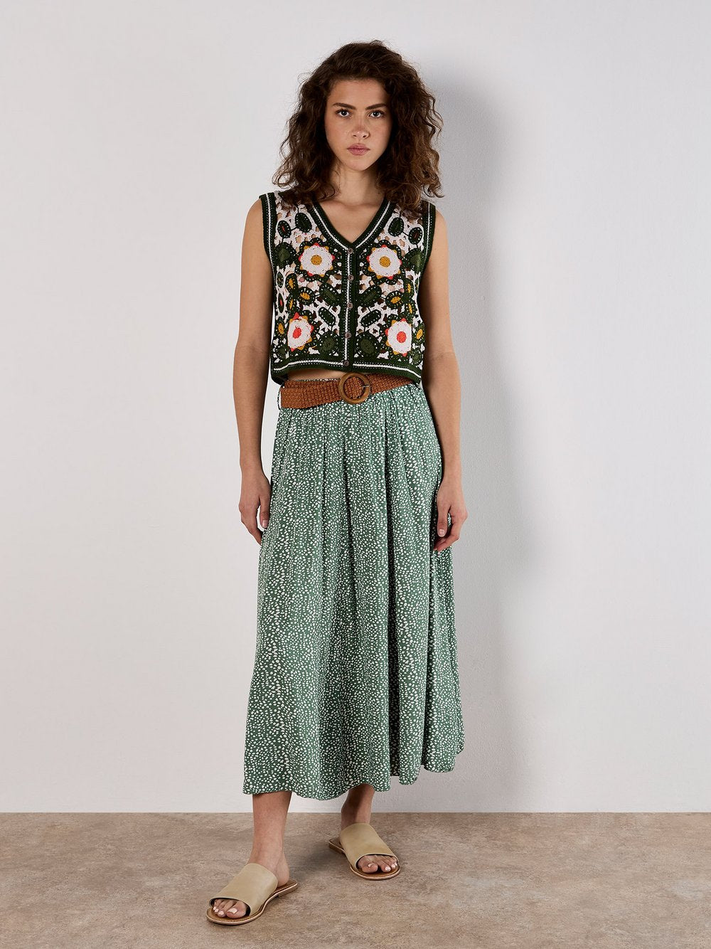 Apricot Rock Damen Viskose gepunktet