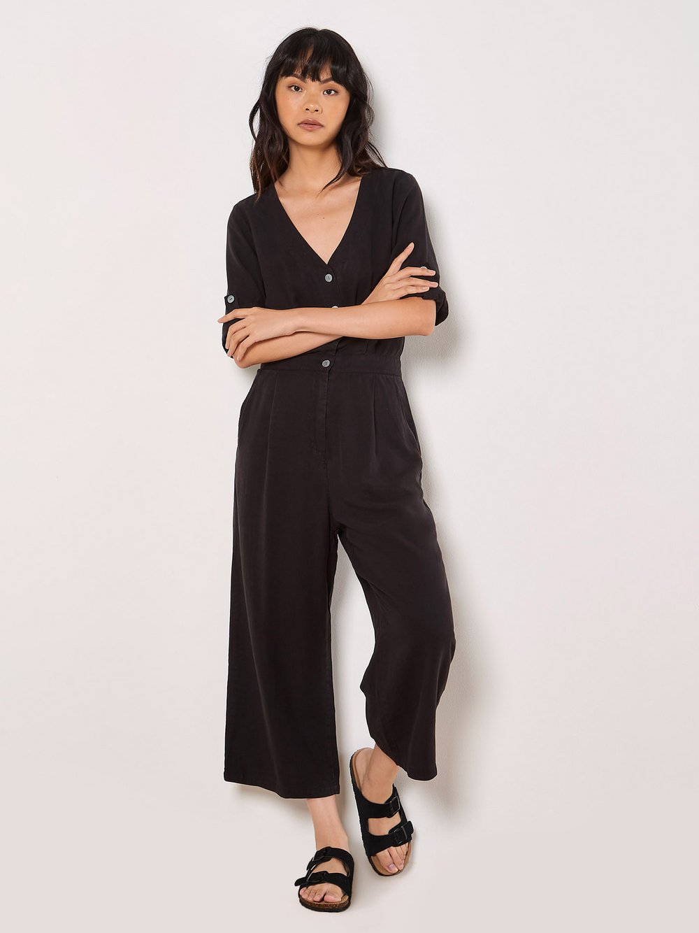 Apricot Jumpsuit Damen Lyocell