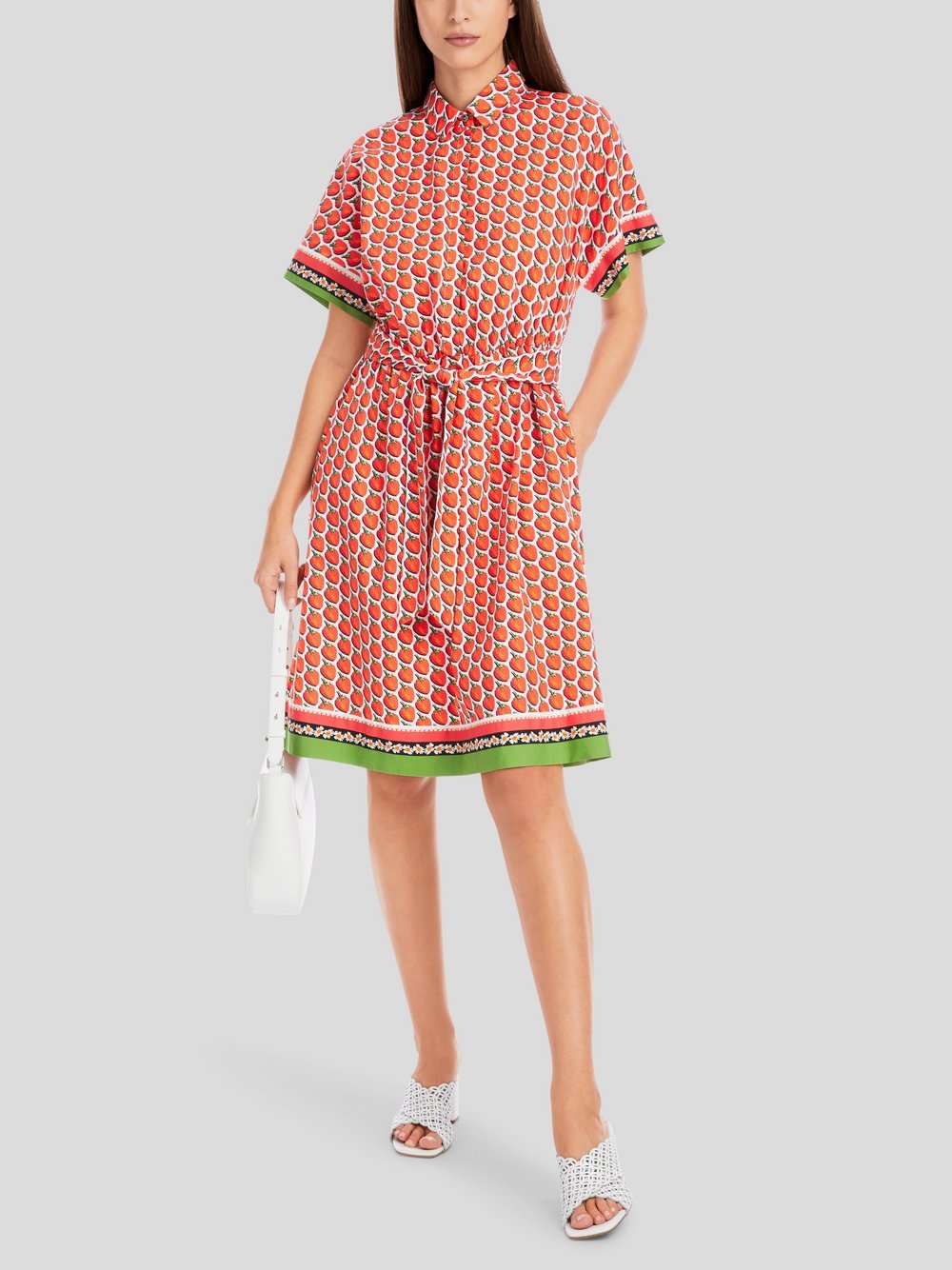 Marc Cain Kleid Damen Baumwolle gemustert