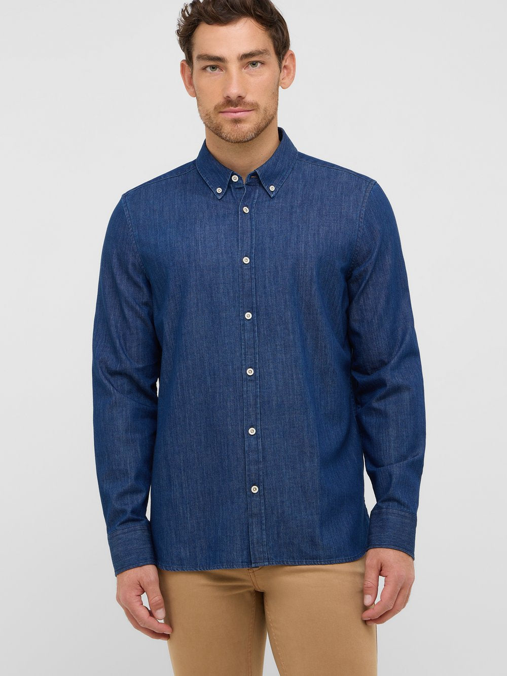 Mustang Hemd Herren Slim Fit Baumwolle