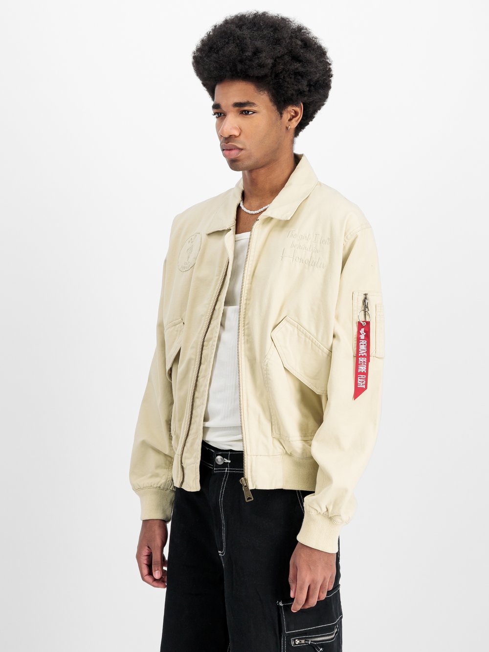 Alpha Industries Bomberjacke Herren Baumwolle