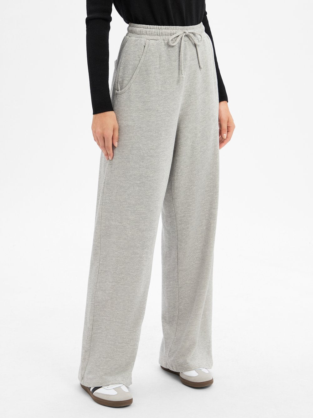 american vintage Jogginghose Damen Baumwolle meliert