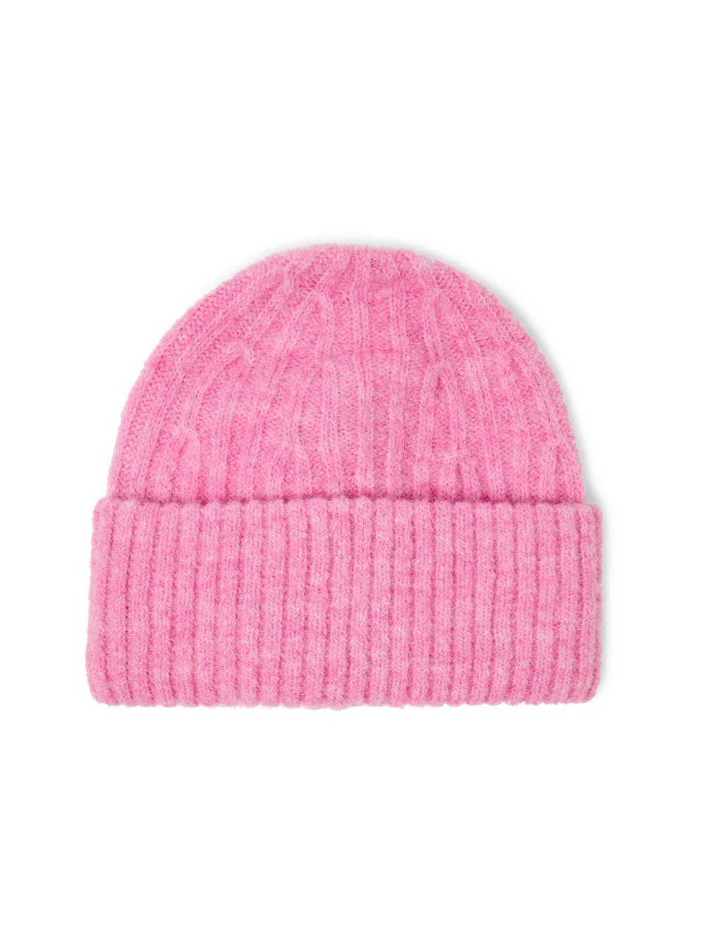 american vintage Strickmütze mit Alpaka- und Leinen-Anteil Damen meliert