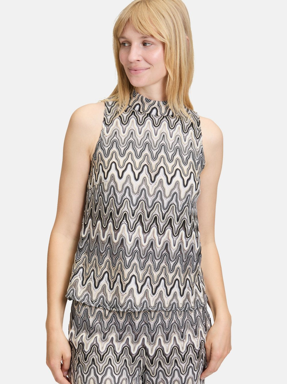 Betty Barclay Crop-Top Damen gestreift