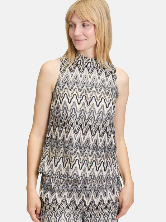 Betty Barclay Crop-Top Damen gestreift