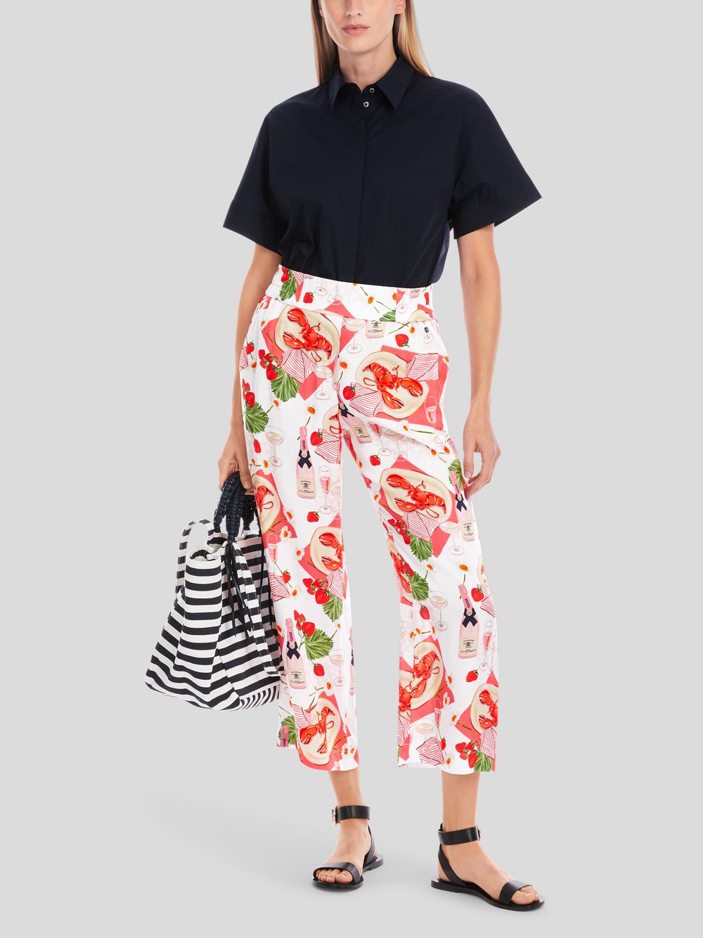 Marc Cain Hose Damen Viskose gemustert