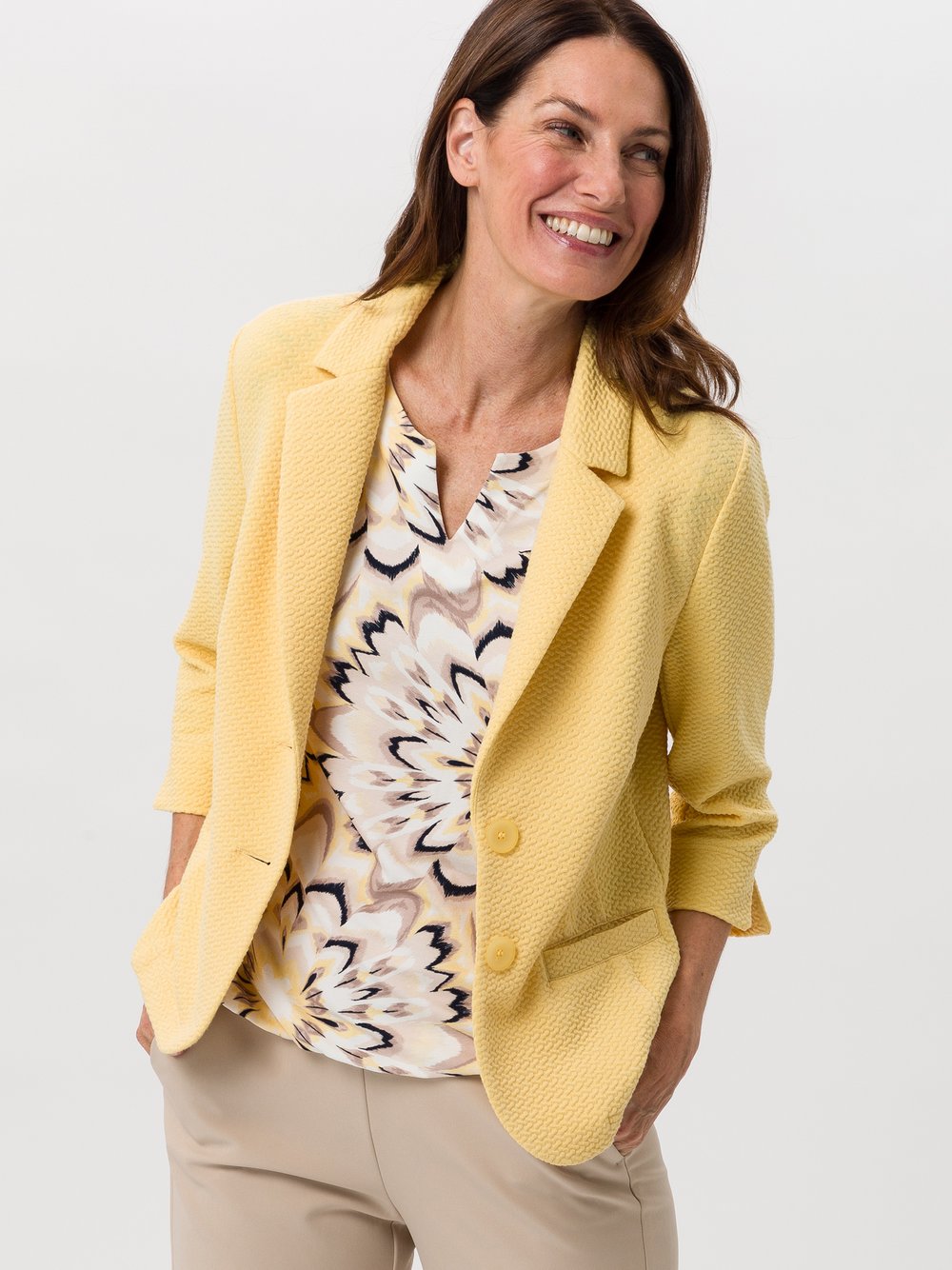 Frank Walder Reversblazer Damen Viskose