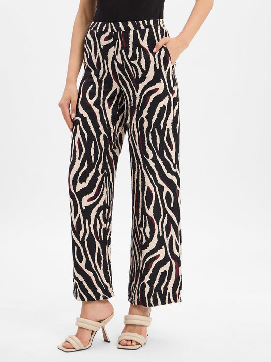 comma casual identity Stoffhose Damen Viskose gemustert