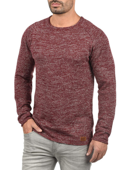 BLEND Strickpullover Herren Baumwolle