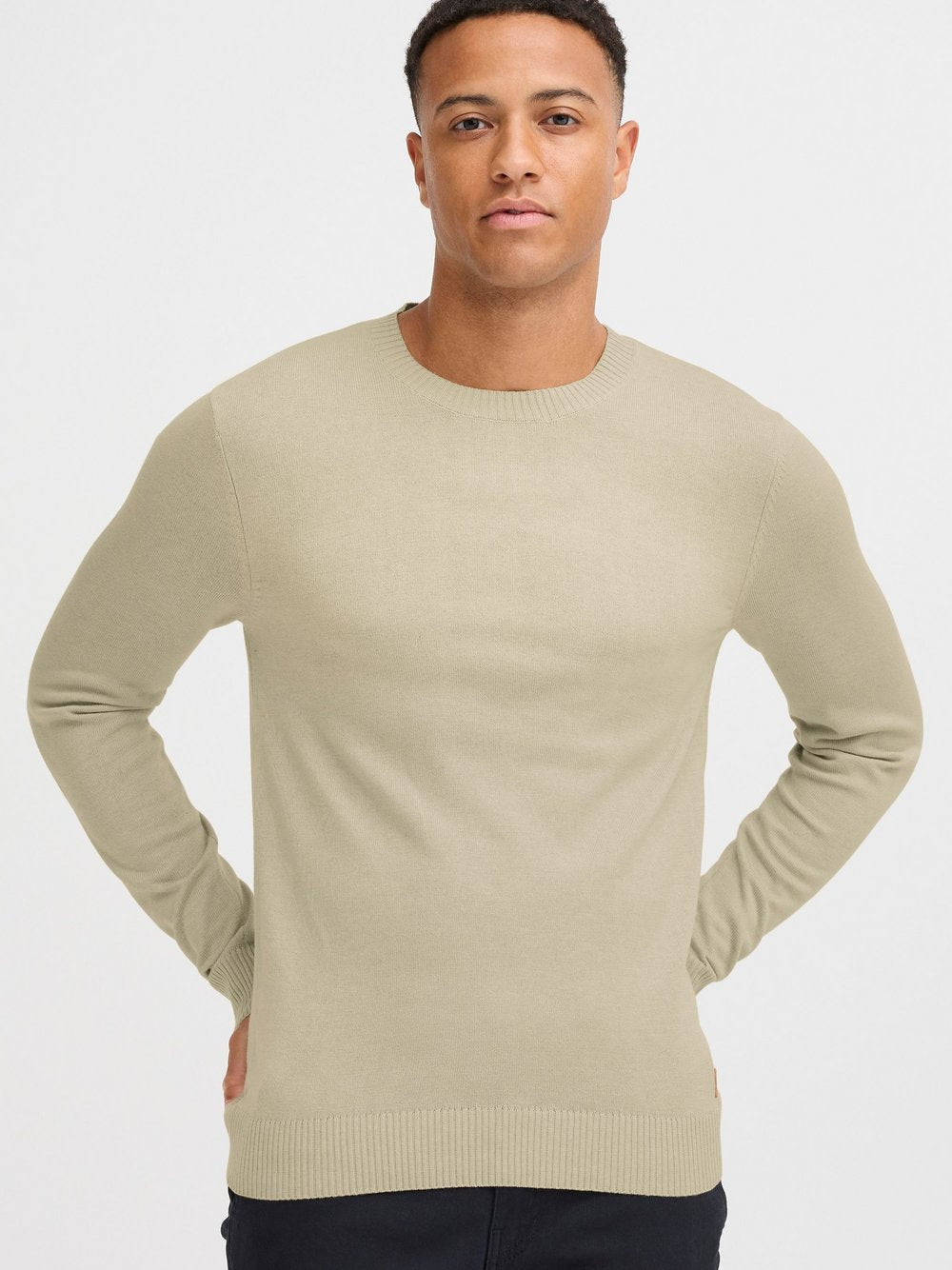 BLEND Strickpullover Herren Baumwolle