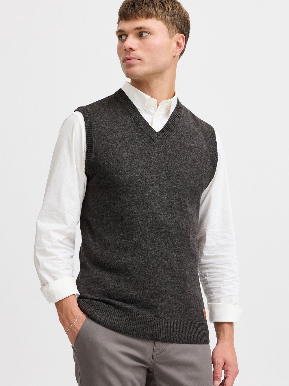 BLEND Pullunder Herren Baumwolle