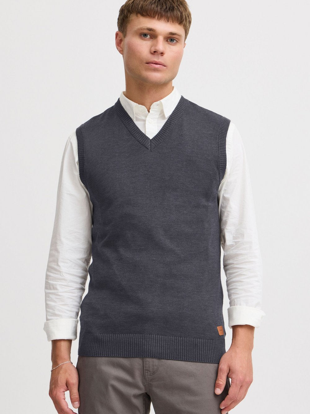 BLEND Pullunder Herren Baumwolle