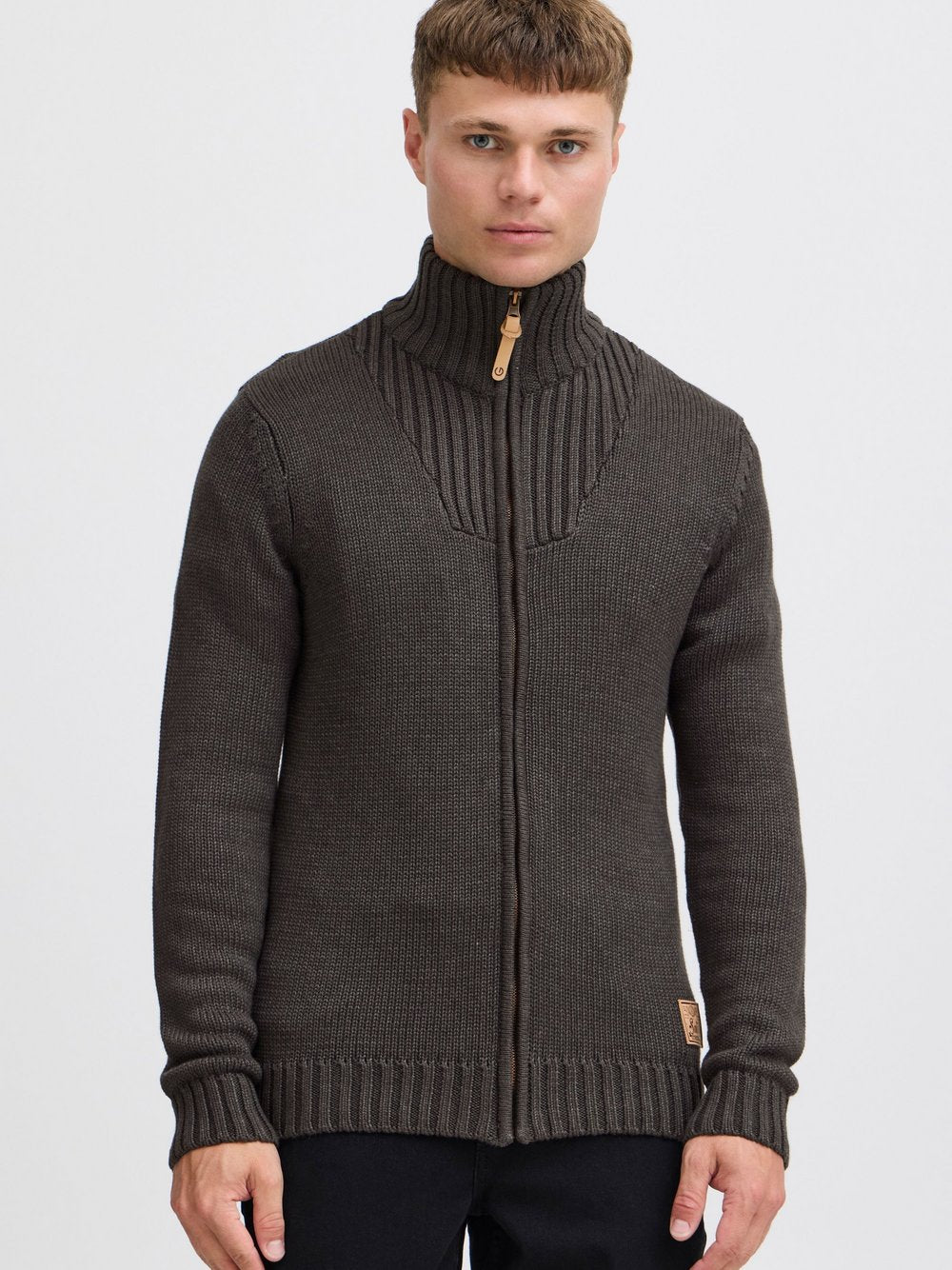 Solid Strickjacke Herren Baumwolle